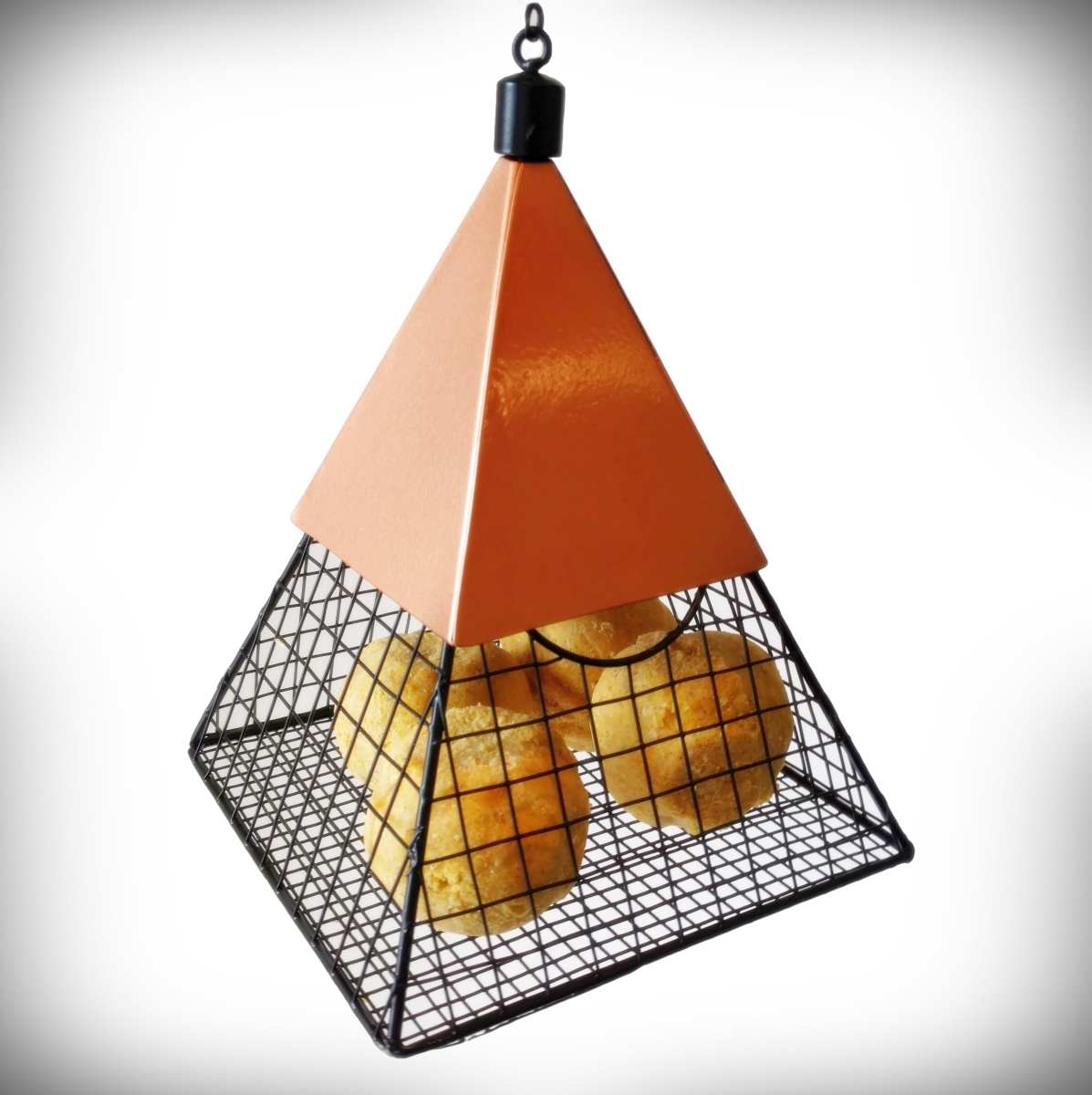 Geo Pyramid Suet Ball Feeder